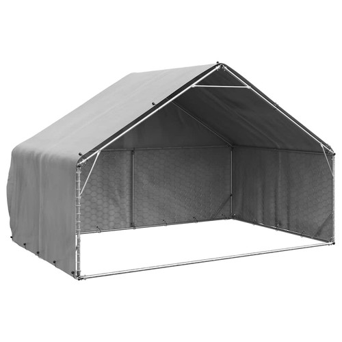 Outdoor dog kennel with cover - outdoor,