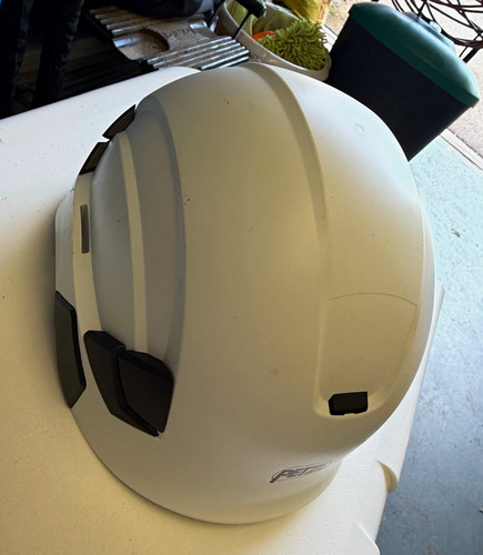 Petzl white safety hard - safety, hat