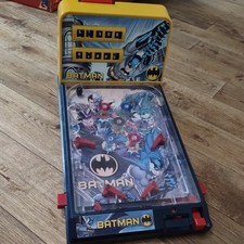 Batman Electronic Pinball Machine Table Arcade Game Toy Bat-336 Tested &Worrking
