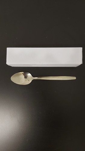 Stainless steel dessert spoons - steel,