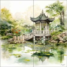 Temple Tile Backsplash Roozbeh