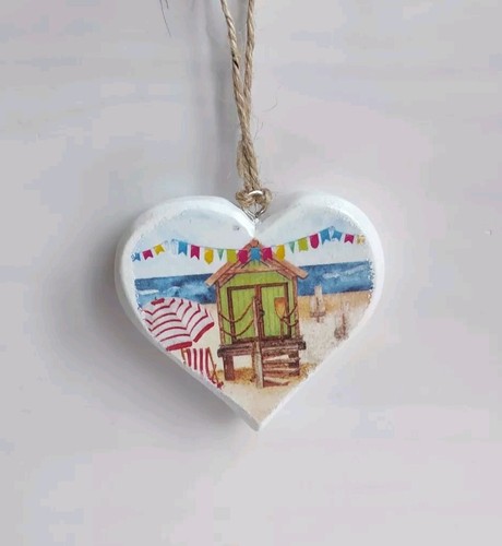 Beach huts costal nautical - beach,