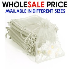 50-500Pcs Organza Gift Bags