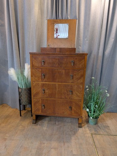 Vintage art deco tallboy - deco,