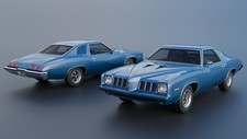 Pontiac Grand Am 1973 Model Car Kit  3D Printed 1/8 - 1/25 Scale