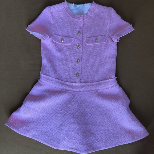 Zara pink bouclé - zara,