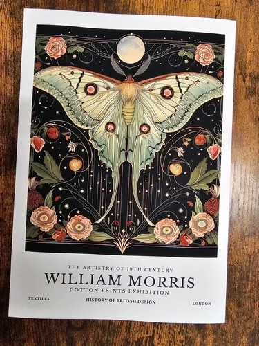 Size william morris print - a4,
