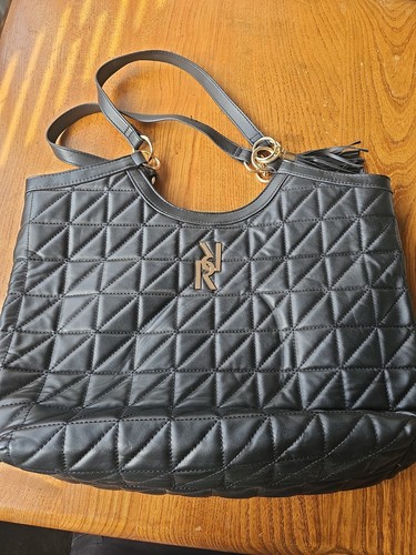 River island black faux - river,