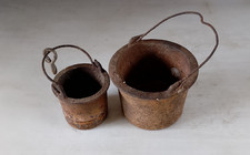 Two Antique Cast Iron Glue