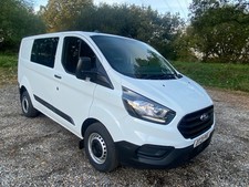 FORD TRANSIT CUSTOM 2.0 CREW VAN £ 13995 PLUS VAT FERNDOWN COMM 01202 877345