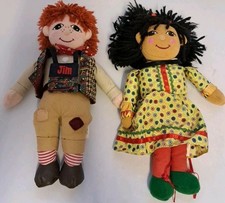 Rosie and Jim Beanie with bags Vintage boat Narrowboat Canal Ragdoll toys 1999