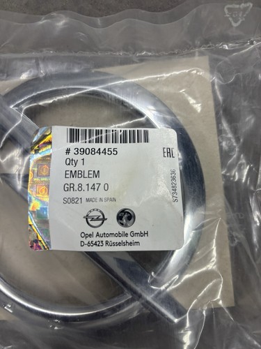 Opel badge 39084455 gr81470 - badge,
