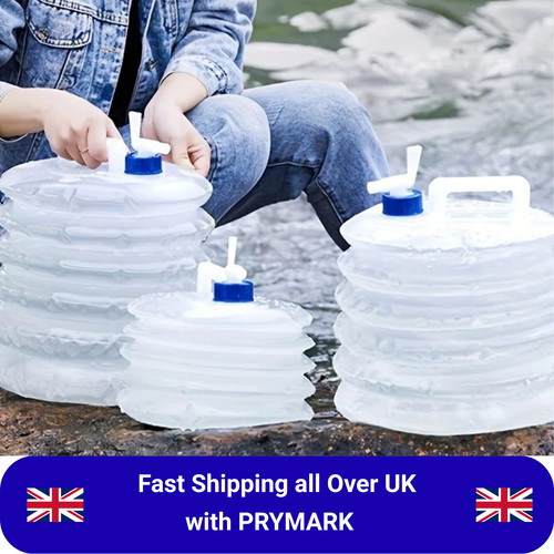 White collapsible water - collapsible,