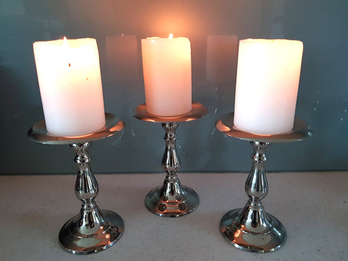 Vintage silvered metal - 3,