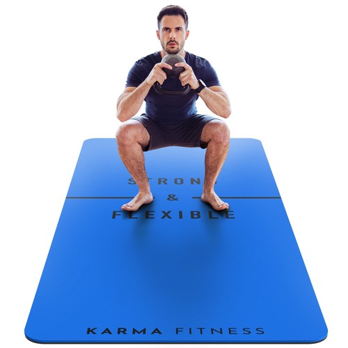 Large exercise mat extra - large, wide