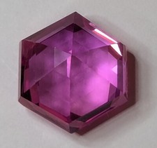 Hexagon Cut Natural Light Pink