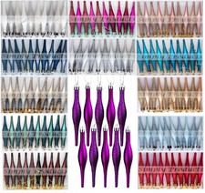 10 DROPLET BAUBLES CHRISTMAS