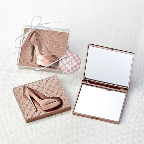 High heel shoe compact mirrors - high,