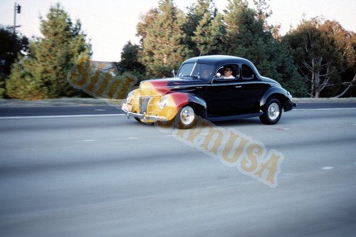 Vtg 35mm slide hot rod - rod, ford