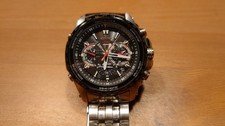 Casio Edifice EQW M710 Solar Radio Controlled Chronograph Stainless Steel Watch