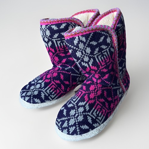 Divaz knitted boot slippers - divaz,