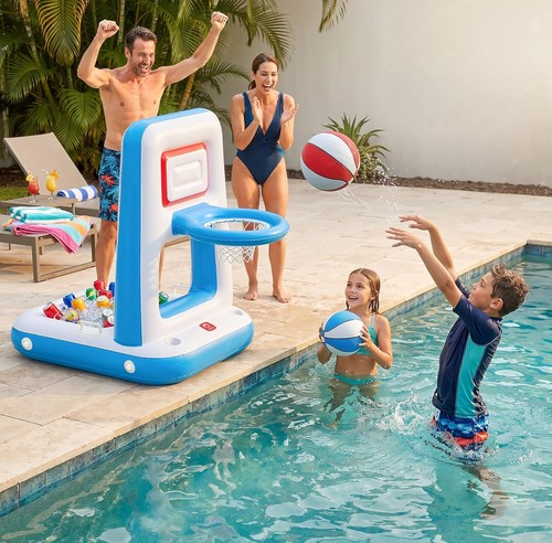 Inflatable pool basketball - inflatable,