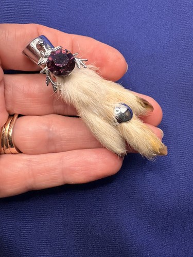 Mizpah vintage brooch lucky - mizpah,
