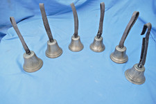 Handbell set of 6 bronze