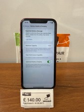 Apple iPhone XR 64GB, Red, Unlocked, iOS 18.6.2