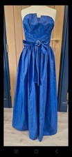 Vintage Couture Evening Gown Royal Blue, By Trina Lewis And Marjon Couture