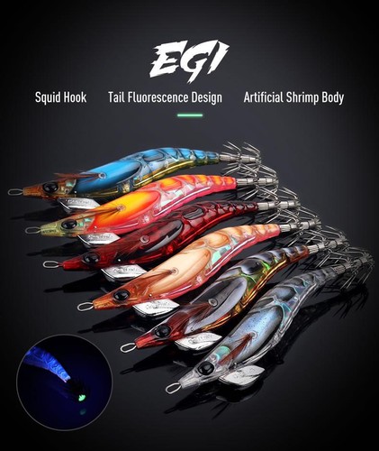 Squid jig lures luminous - squid, slow