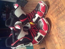 Burton freestyle print 2 snowboard  / ski bike boots multi coloured size 10.5