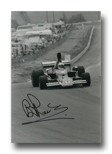 Brian redman hand signed 12x8 - hand,