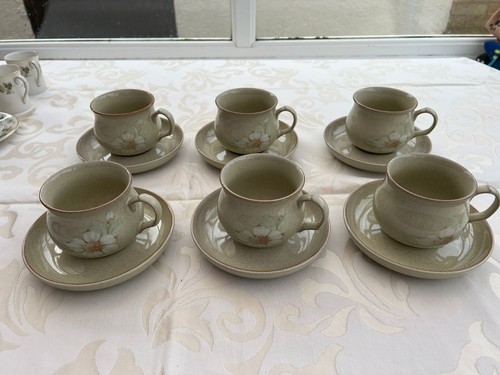 Denby daybreak tea cups - 6x, &