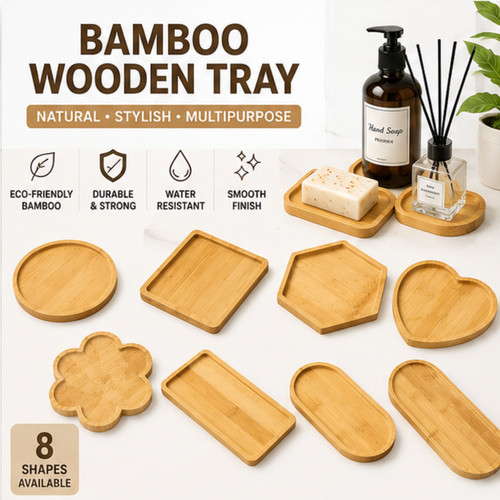 Bamboo wooden soap dish - bamboo,