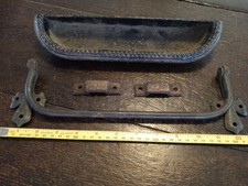 Victorian pew cast iron - cast,