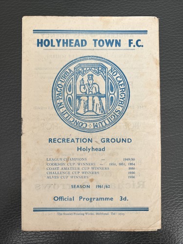 1961 holyhead town v - 30.9.1961.,