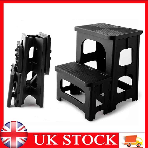 Folding double step stool - double,