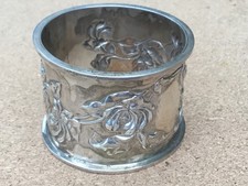 Antique large silver napkin