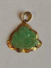 Stunning 22ct Gold Jade Buddha