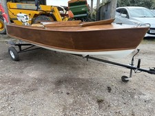 Fishing Row Boat Wooden, 4hp