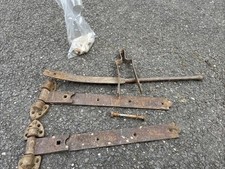 Reclaimed Barn Door Hinges 18inch 450mm Plus Drop Bolt
