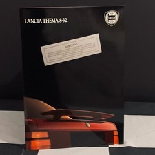 1987 LANCIA THEMA 8.32 FERRARI V8 ORIGINAL SALES BROCHURE PROSPEKT GERMAN