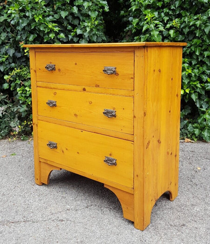 Victorian pine chest - victorian,