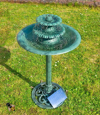 Bird Bath Solar Water Feature