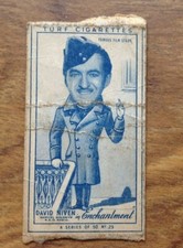  Turf Cigarette Card David Niven 'Enchantment' . Free UK Postage