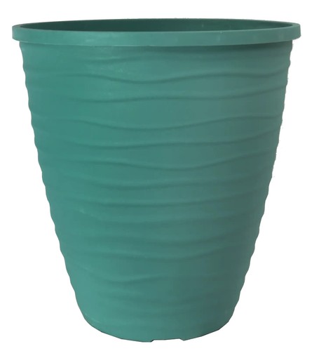 Large teal plant - large, pot