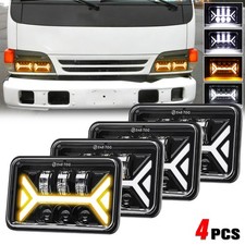 Super Bright 4PC 4x6" inch LED