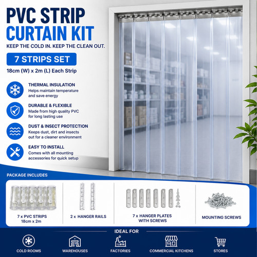 Pvc strip curtain - strip, plastic