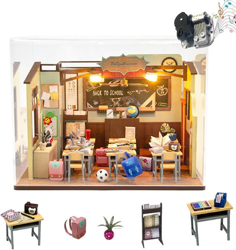 Diy dollhouse miniature kit - dollhouse,